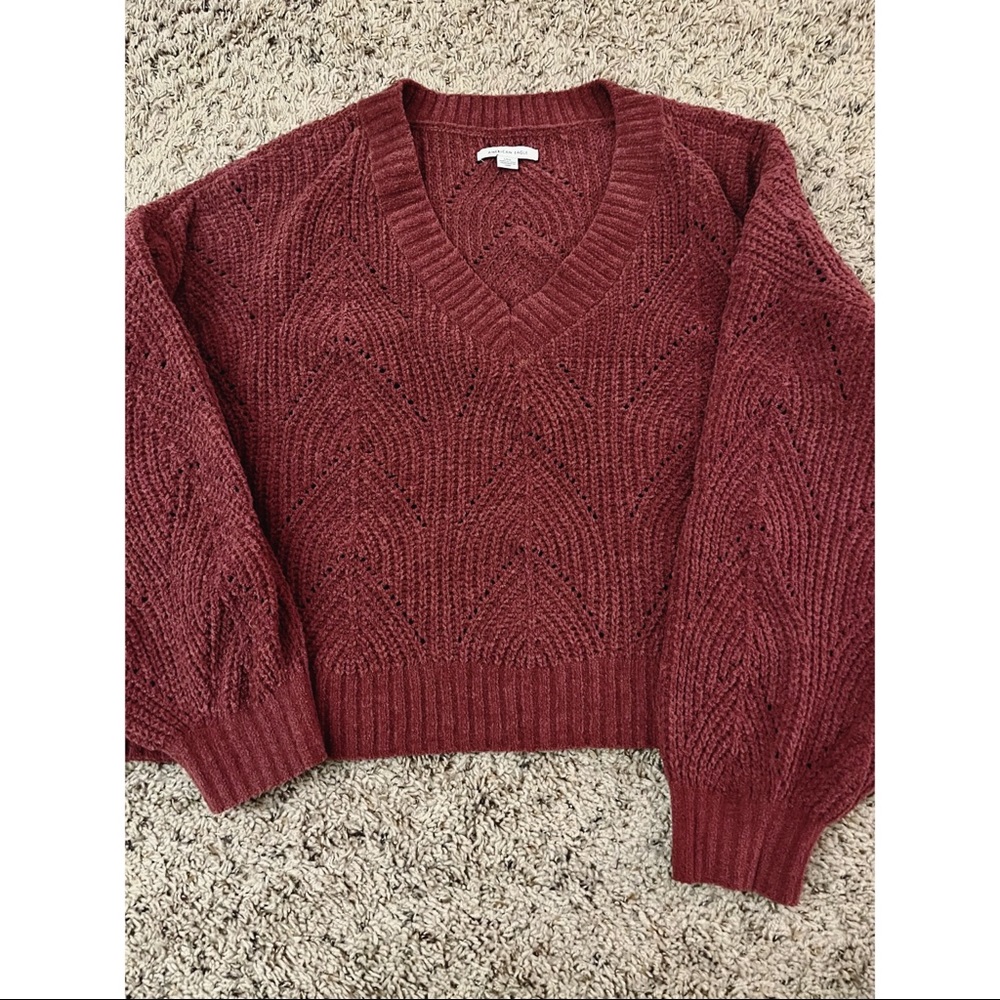 American Eagle Cropped Sweater